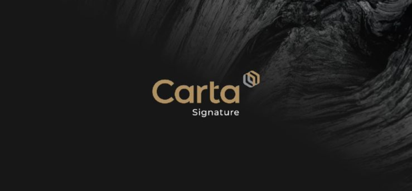 Launching Carta Signature #UnlimitedInspiration Banner
