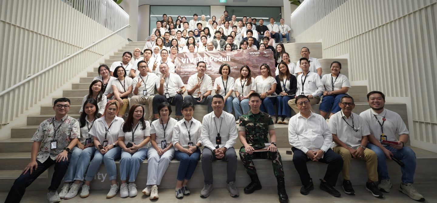 VIVERE Peduli: One Heart for Aceh, North Sumatra, and West Sumatra Banner